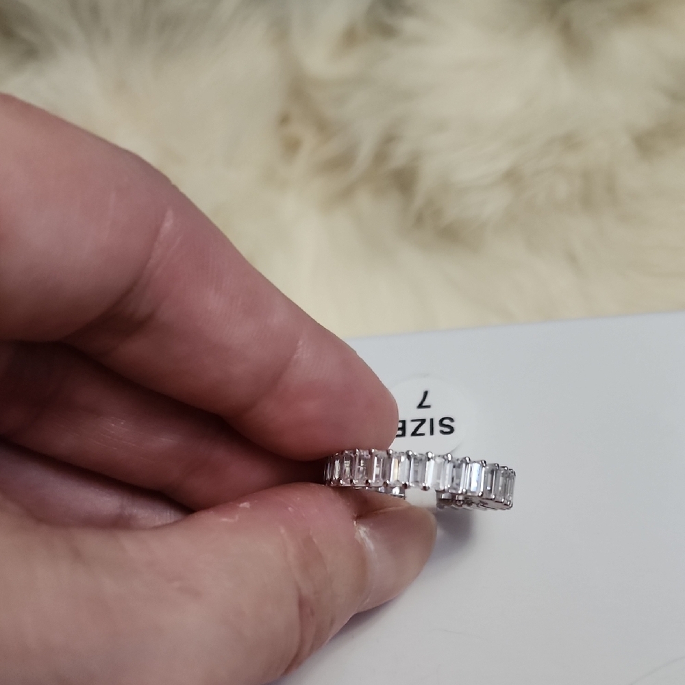Brand New Sterling Silver 925 Eternity Ring